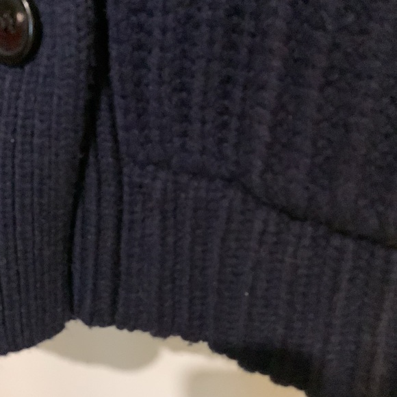 NWT DEMYLEE Sammie Cardigan- 100% Wool Navy Small - Picture 7 of 12